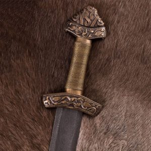 Zwaard viking in damasco: Rune brune