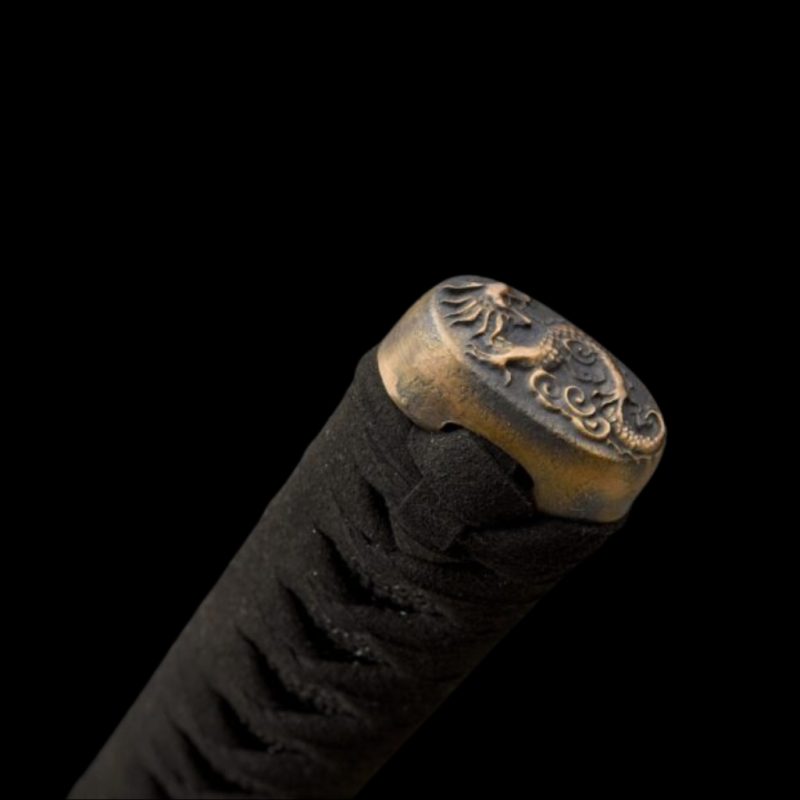 Katana Owase Acciaio al Manganese Viola (Geslepen versie)