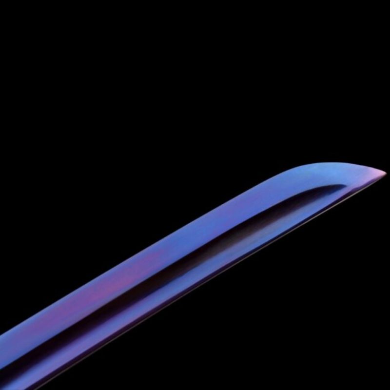 Katana Owase Acciaio al Manganese Viola (Geslepen versie)