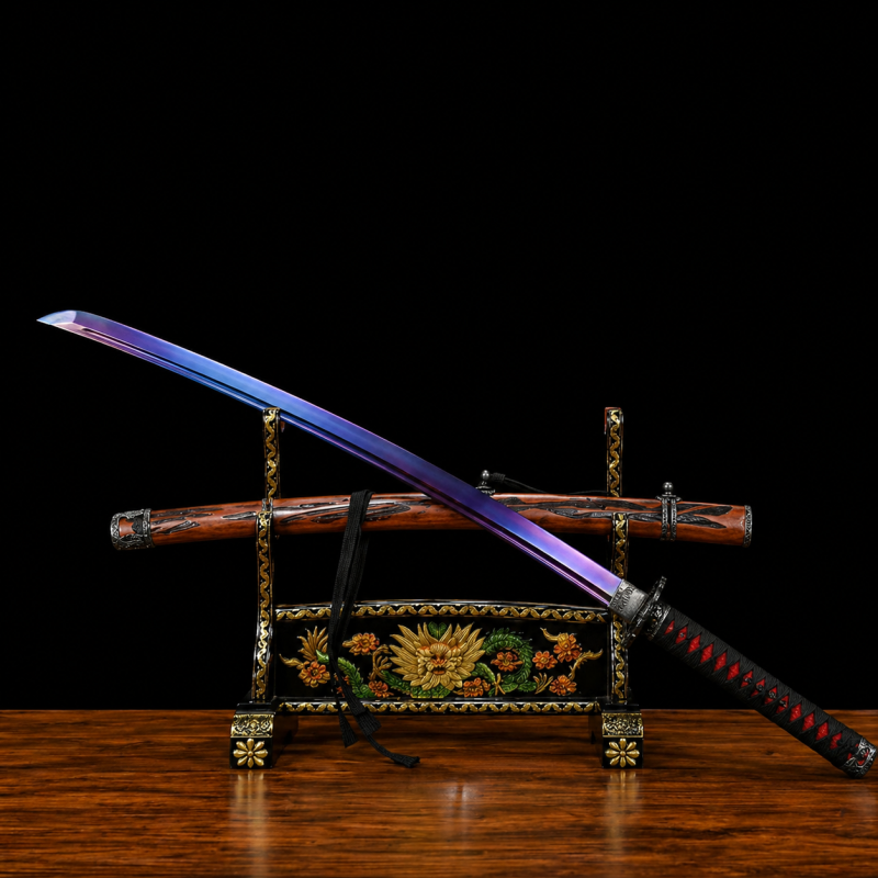 Katana Sekiro Lemmet Paars Dodelijk Lemmet (Geslepen versie)