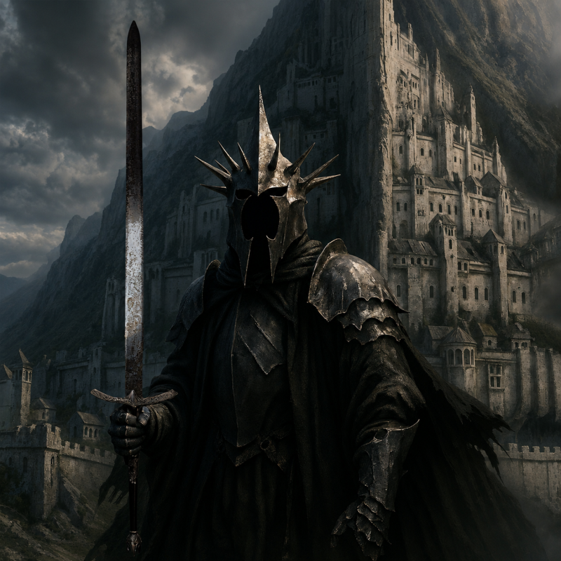 Zwaard geïnspireerd al Re Stregone di Angmar — weergave 2