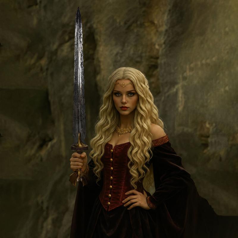 Zwaard geïnspireerd opRhaenyra Targaryen — weergave 2