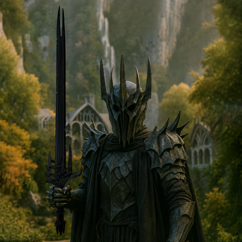 Zwaard geïnspireerd op Sauron — weergave 4