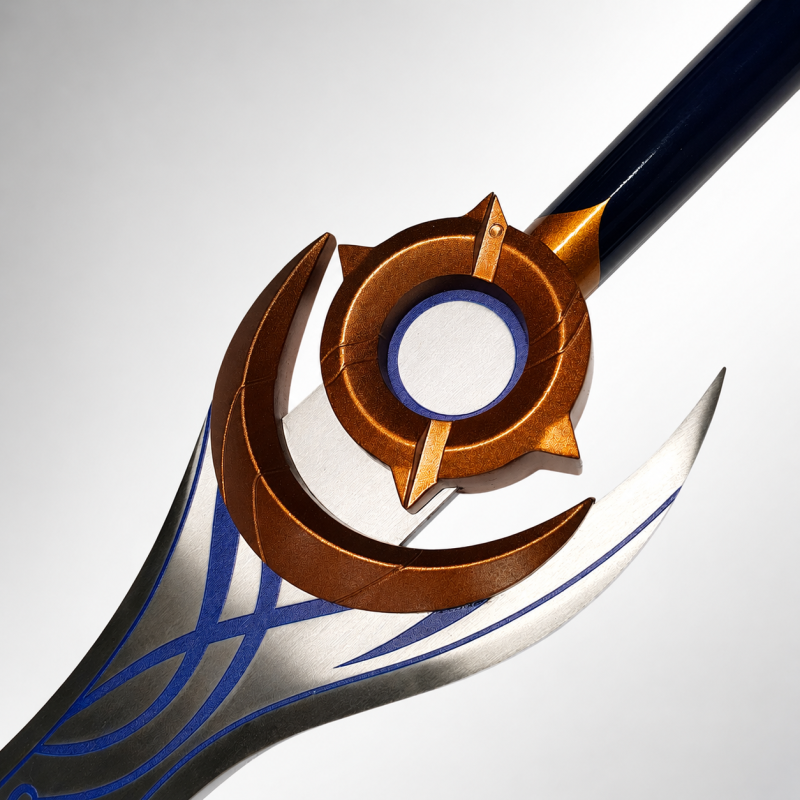 Zwaard geïnspireerd op de Lemmet Notturna Moon Shadow Argentata (Solo Leveling) — weergave 6