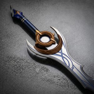 Zwaard geïnspireerd op de Lemmet Notturna Moon Shadow Argentata (Solo Leveling)