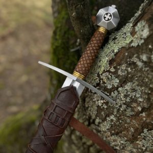 Zwaard van Kruisvaarder Red Dragon, lemmet arming sword-lemmet 13e-eeuws