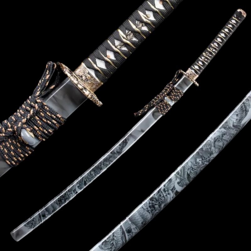 Katana Tsubasa (Damaststaal Rustico)
