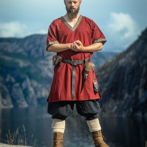 Tuniek viking corta "Loki" Rossa