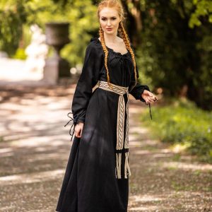 Lange jurk met lange mouwen "Mechthild"