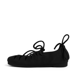 Sandalen in leer scamosciata