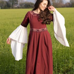 Jurk nobile con bordo "Yala"