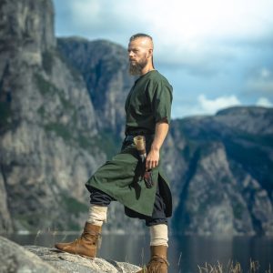 Tuniek viking da uomo "Asgrim" con scollo a V