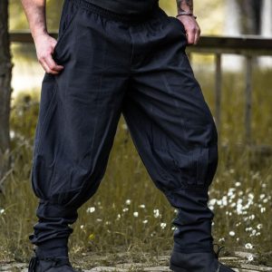 Broek "Tiago" con stringhe alle gambe