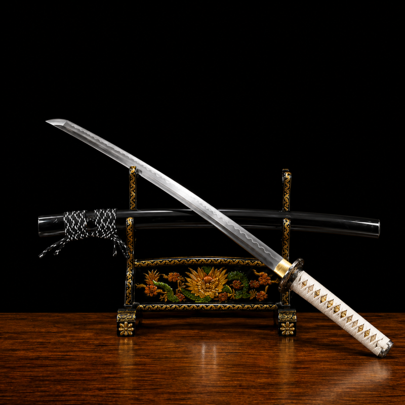 Katana Yoiyami (T10-staal met hamon)