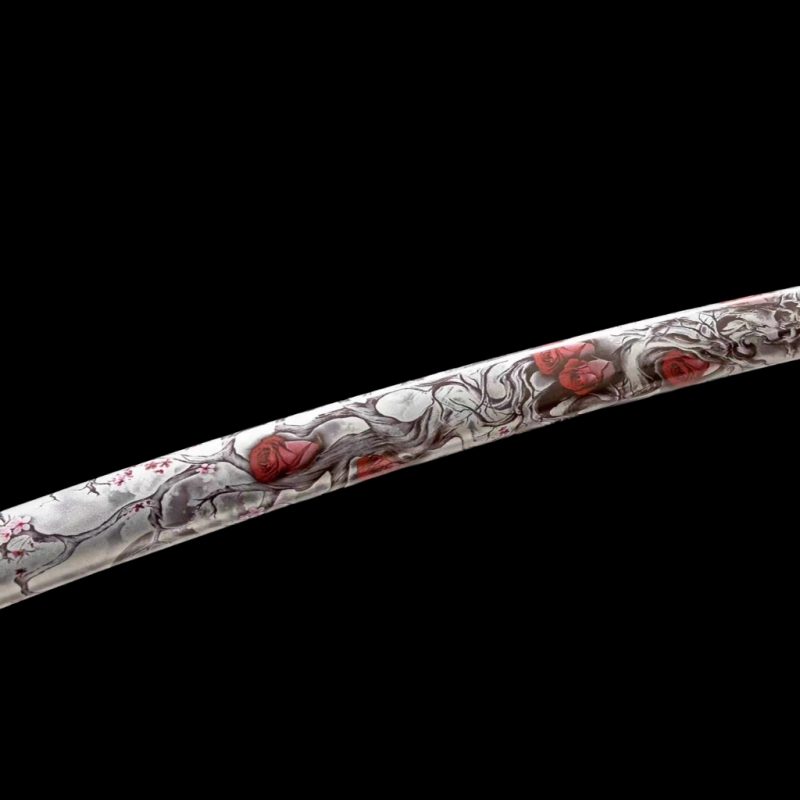 Katana Sango (T10-staal met authentieke hamon e Vera Roggenhuid)