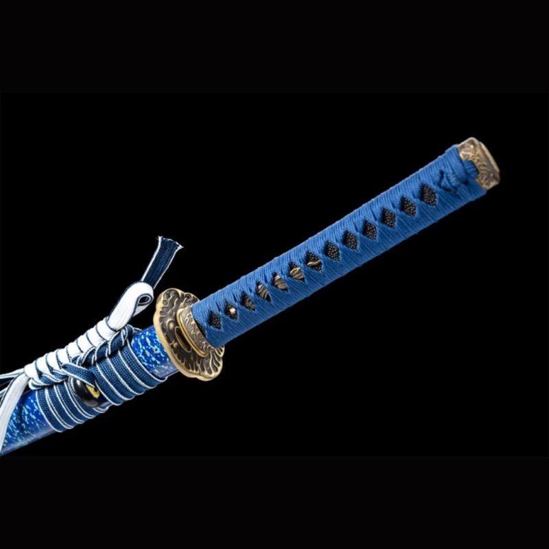 Katana Inazuma (Damaststaal Blu)