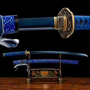 Katana Inazuma (Damaststaal Blu)