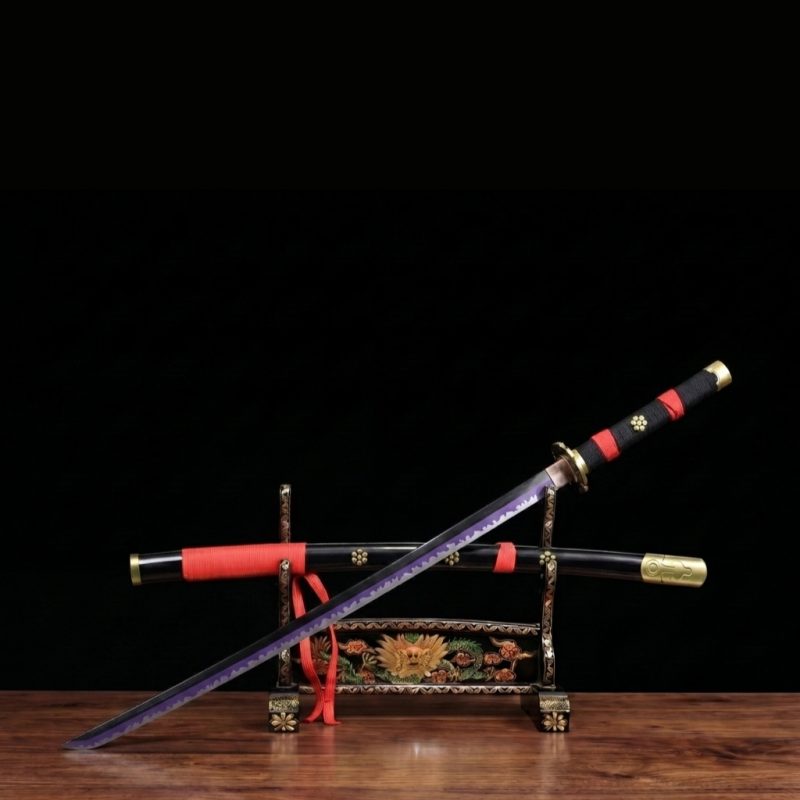 Katana Black Enma: One Piece (Koolstofstaal 1060)