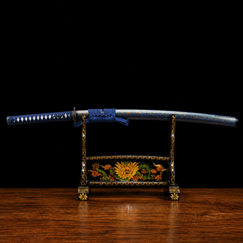 Katana Kazaguruma (Damaststaal Blu)