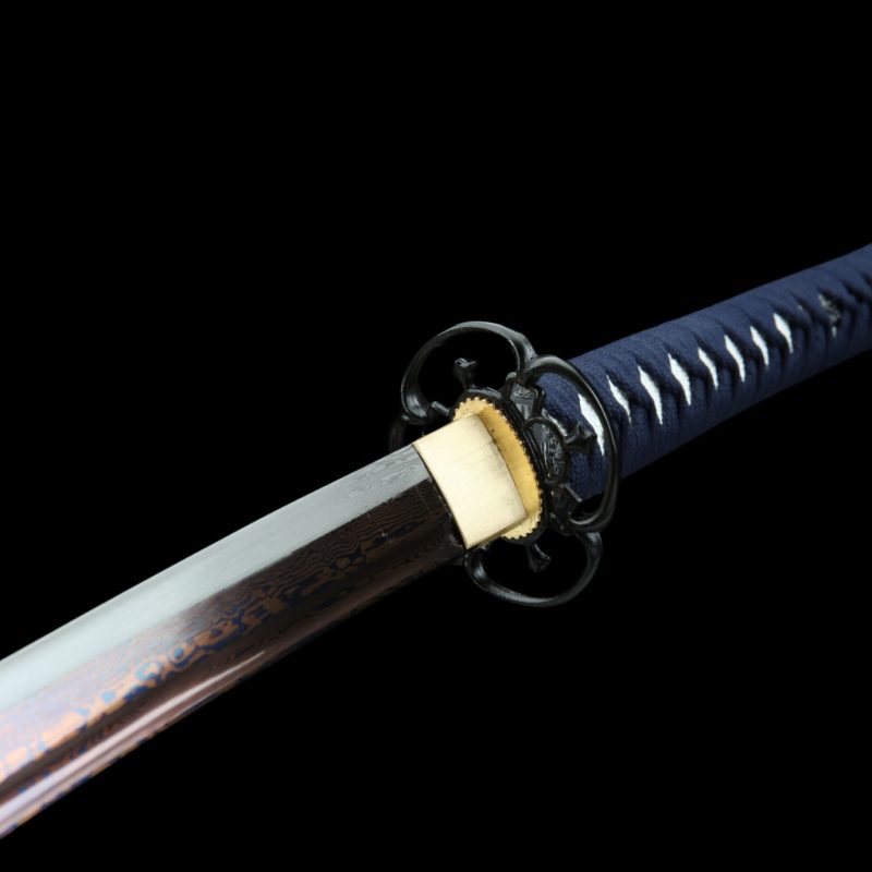 Katana Kazaguruma (Damaststaal Blu)