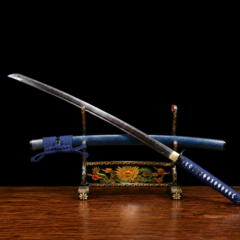 Katana Kazaguruma (Damaststaal Blu)