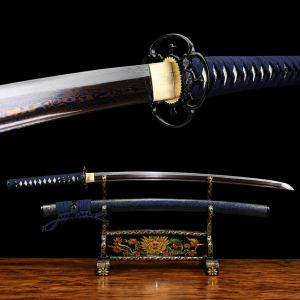 Katana Kazaguruma (Damaststaal Blu)