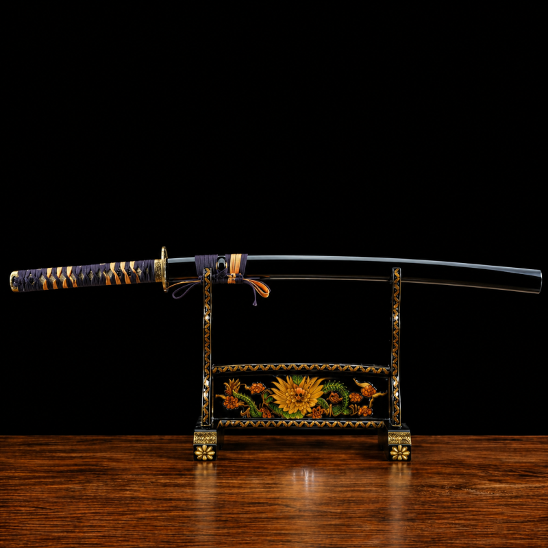 Katana Yukikaze (Koolstofstaal 1060 met authentieke hamon)