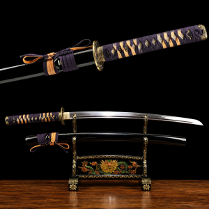 Katana Yukikaze (Koolstofstaal 1060 met authentieke hamon)