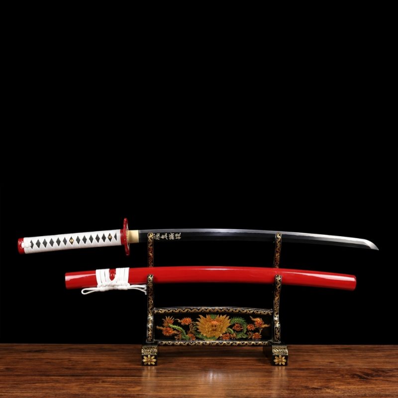 Katana van Giyuu Tomioka: Demon Slayer (Koolstofstaal 1060)
