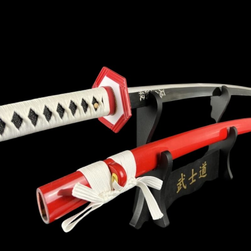 Katana van Giyuu Tomioka: Demon Slayer (Koolstofstaal 1060)