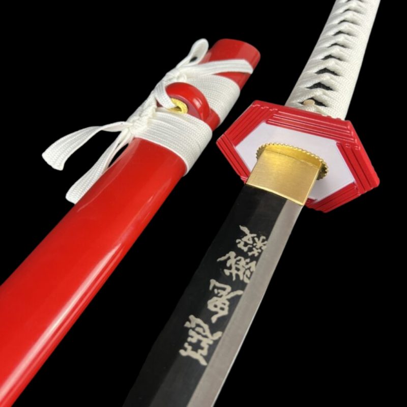 Katana van Giyuu Tomioka: Demon Slayer (Koolstofstaal 1060)