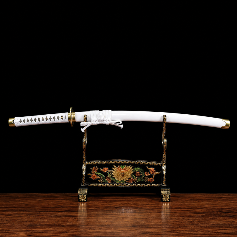 Katana van Inosuke Hashibira: Demon Slayer (Koolstofstaal 1060)