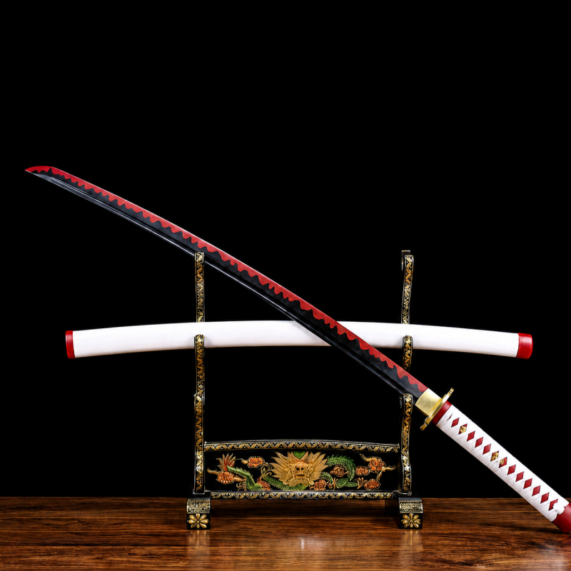 Katana van Mitsuri Kanroji: Demon Slayer (Koolstofstaal 1060)