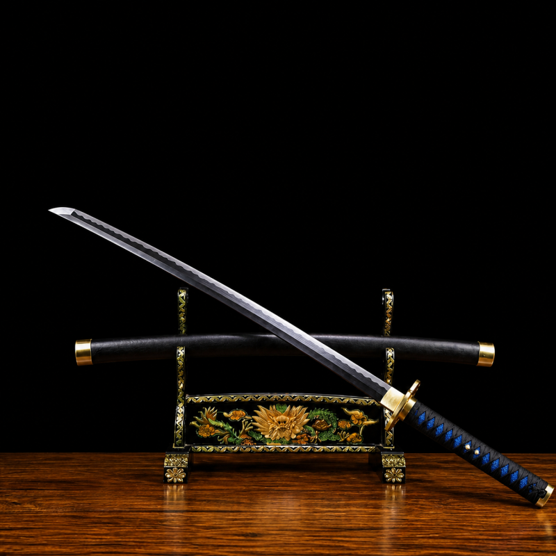 Katana di Muichiro Tokito: Demon Slayer (Koolstofstaal 1060)