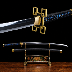 Katana di Muichiro Tokito: Demon Slayer (Koolstofstaal 1060)