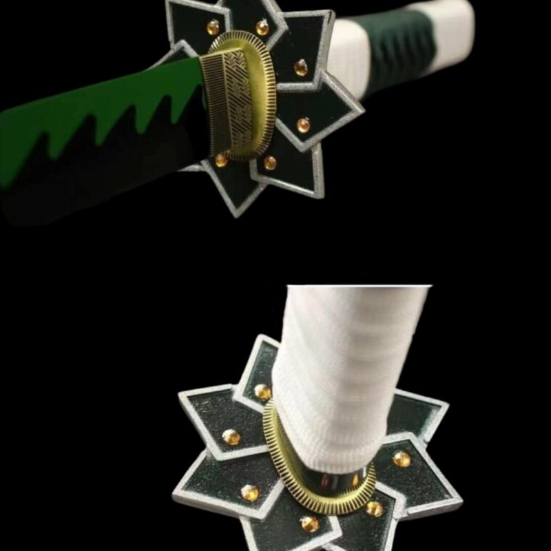 Katana van Sanemi Shinazugawa: Demon Slayer (Koolstofstaal 1060)