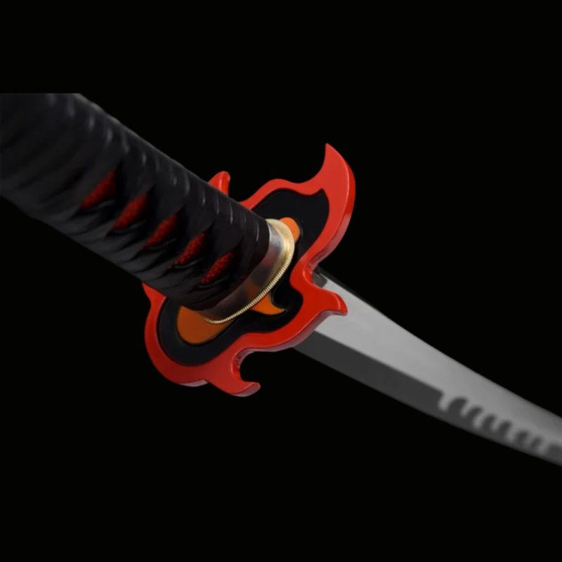 Katana van Tanjiro Kamado V2: Demon Slayer (Koolstofstaal 1060)