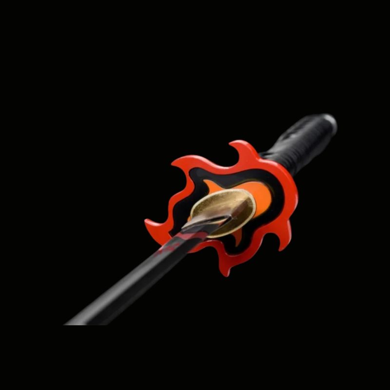 Katana van Tanjiro Kamado V2: Demon Slayer (Koolstofstaal 1060)