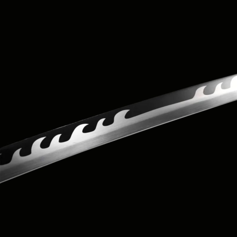 Katana van Tanjiro Kamado V2: Demon Slayer (Koolstofstaal 1060)