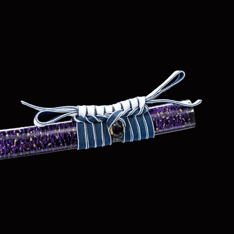 Katana Murasaki (Damaststaal met hamon)
