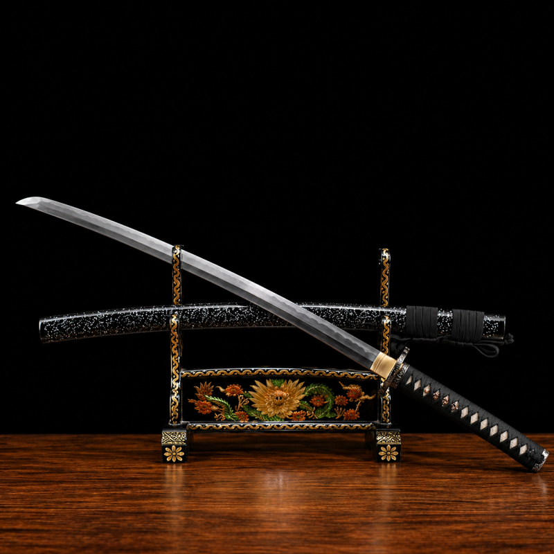 Katana Hibana (T10-staal met hamon Hitatsura)