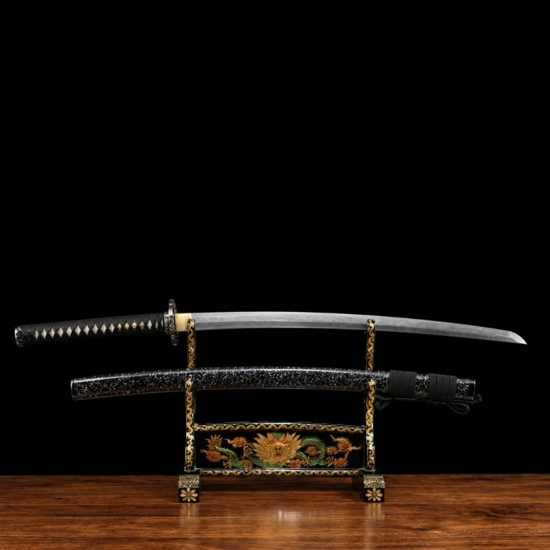 Katana Hibana (T10-staal met hamon Hitatsura)