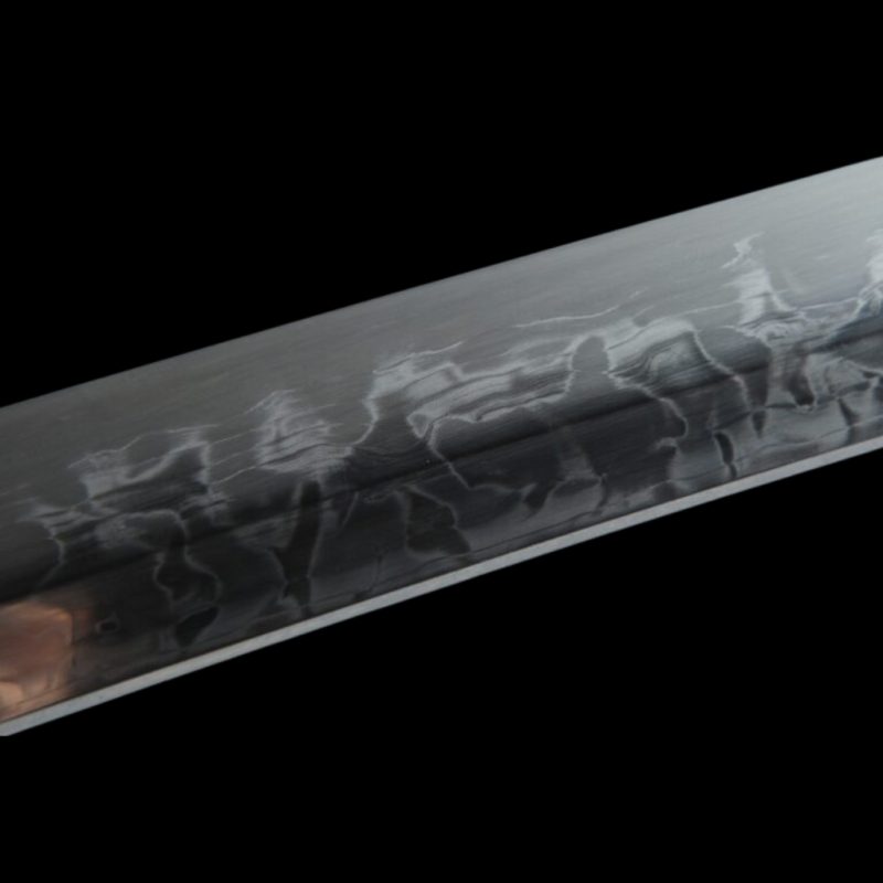 Katana Hibana (T10-staal met hamon Hitatsura)