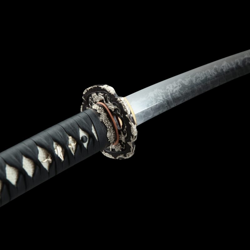 Katana Hibana (T10-staal met hamon Hitatsura)