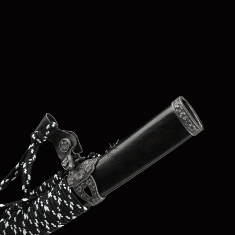 Katana Raikiri (Damaststaal met authentieke hamon)