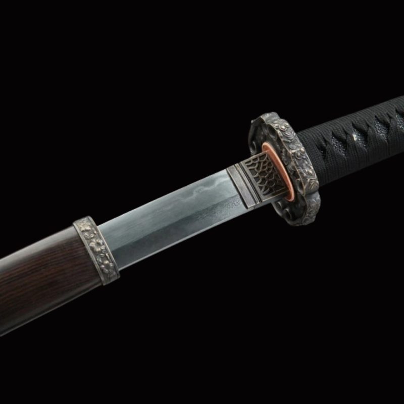 Katana Raikiri (Damaststaal met authentieke hamon)