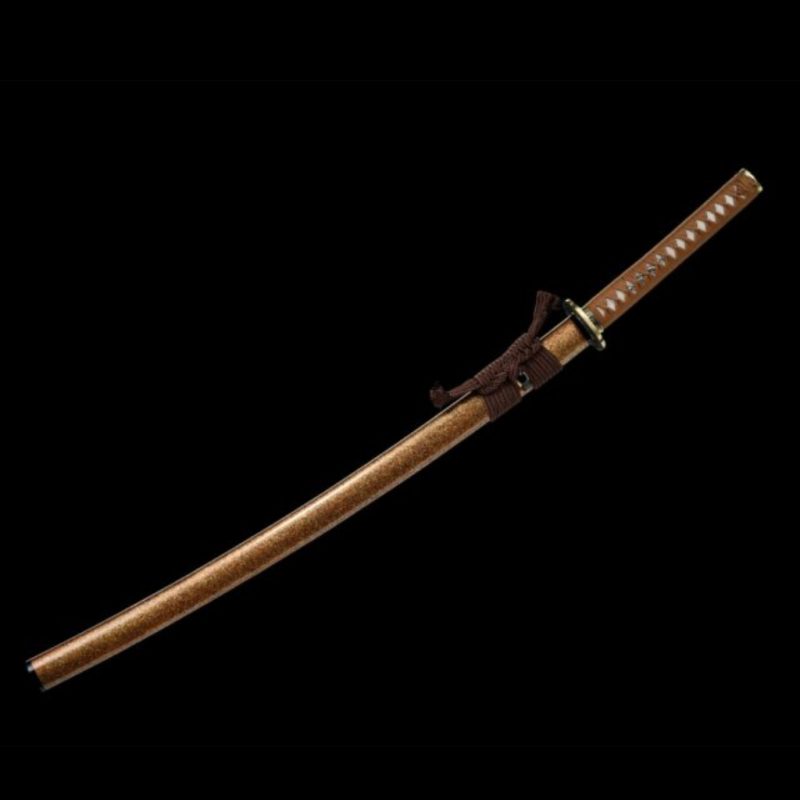 Katana Kihaku (Damaststaal met authentieke hamon en roggenhuid)