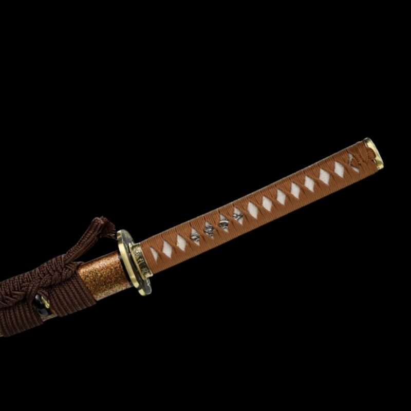 Katana Kihaku (Damaststaal met authentieke hamon en roggenhuid)