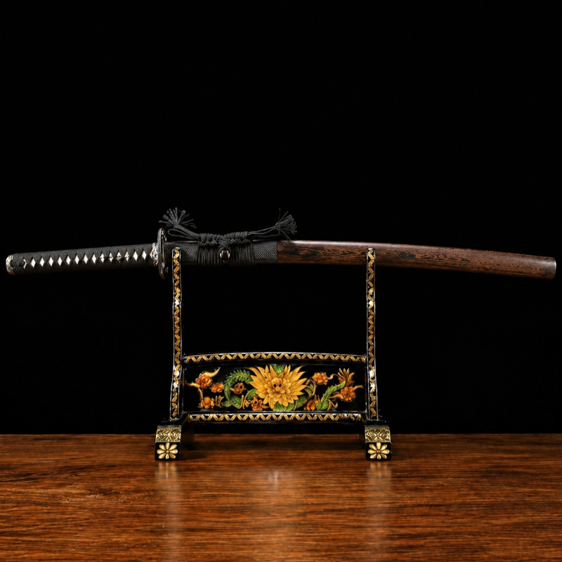 Katana Tsukuyomi (Damaststaal met authentieke hamon)