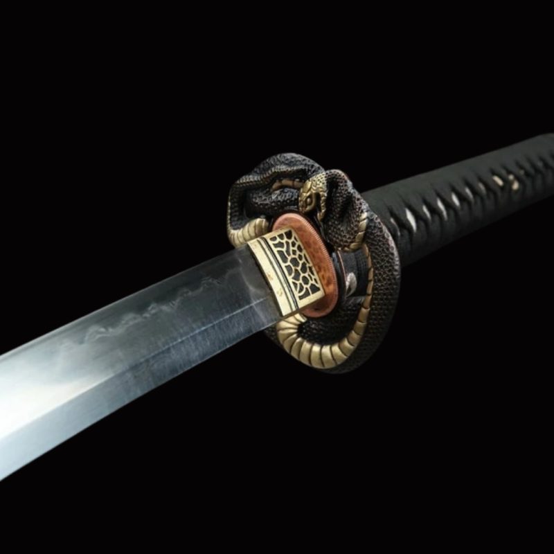 Katana Tsukuyomi (Damaststaal met authentieke hamon)